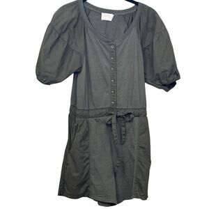 Nation LTD green Garner Combo Romper, XS, casual, comfy, vacation, versatile